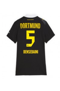 Borussia Dortmund Ramy Bensebaini #5 Jalkapallovaatteet Naisten Vieraspaita 2026-27 Lyhythihainen